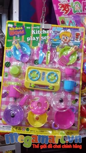 Các loại đồ chơi nấu ăn rất bắt mắt nhưng lại rất nguy hiểm