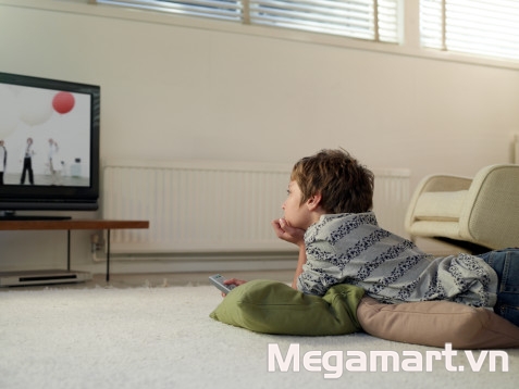 Không đặt tivi trong phòng trẻ