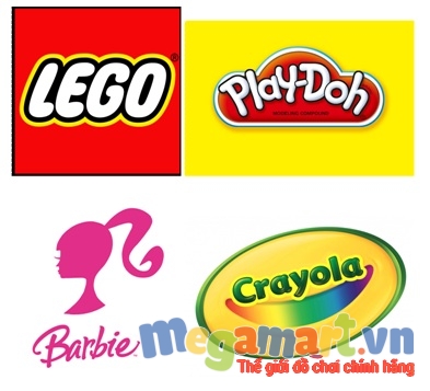 LEGO, Play-Doh, Barbie, Crayola – các nhãn hiệu đồ chơi uy tín nhất trên thế giới