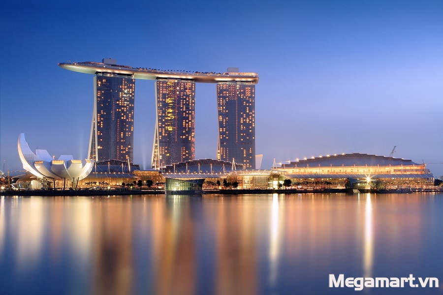 Còn đây là Marina Bay Sands phiên bản thực