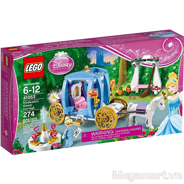 Bộ đồ chơi Lego Friends Xe Ngựa Của Lọ Lem dành cho bé 6-12 tuổi