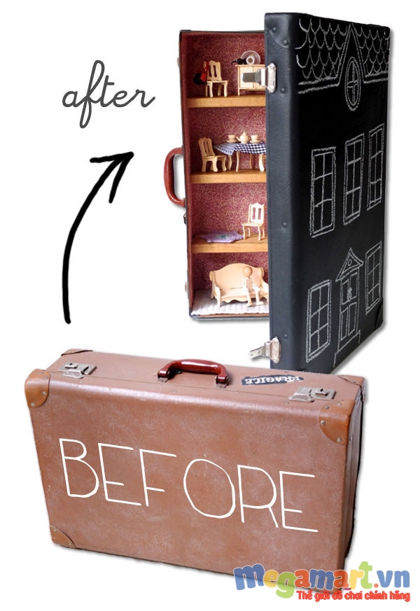 Nhấn vào ảnh để phóng to Hướng dẫn làm đồ chơi cho bé từ 28 vật dụng trong nhà