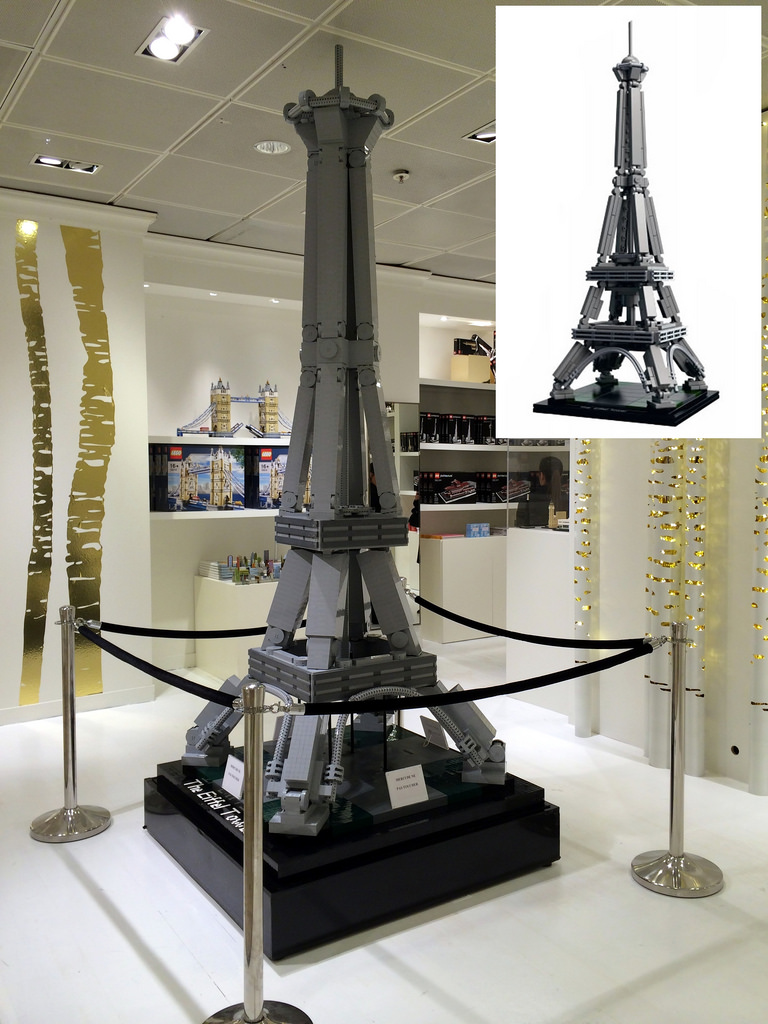 Bộ xếp hình Lego Architecture 21019 - Tháp Eiffel giúp rèn luyện khả năng tư duy sáng tạo cho bé