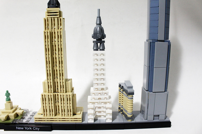 Khi mô hình LEGO tấn công thành phố