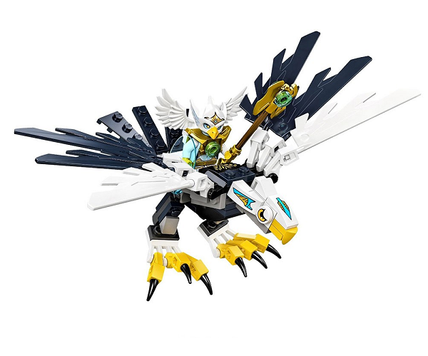 Giúp bé rèn luyện được tính cẩn thận, kiên trì với Lego Chima 70124 - Chim Ưng Huyền Thoại