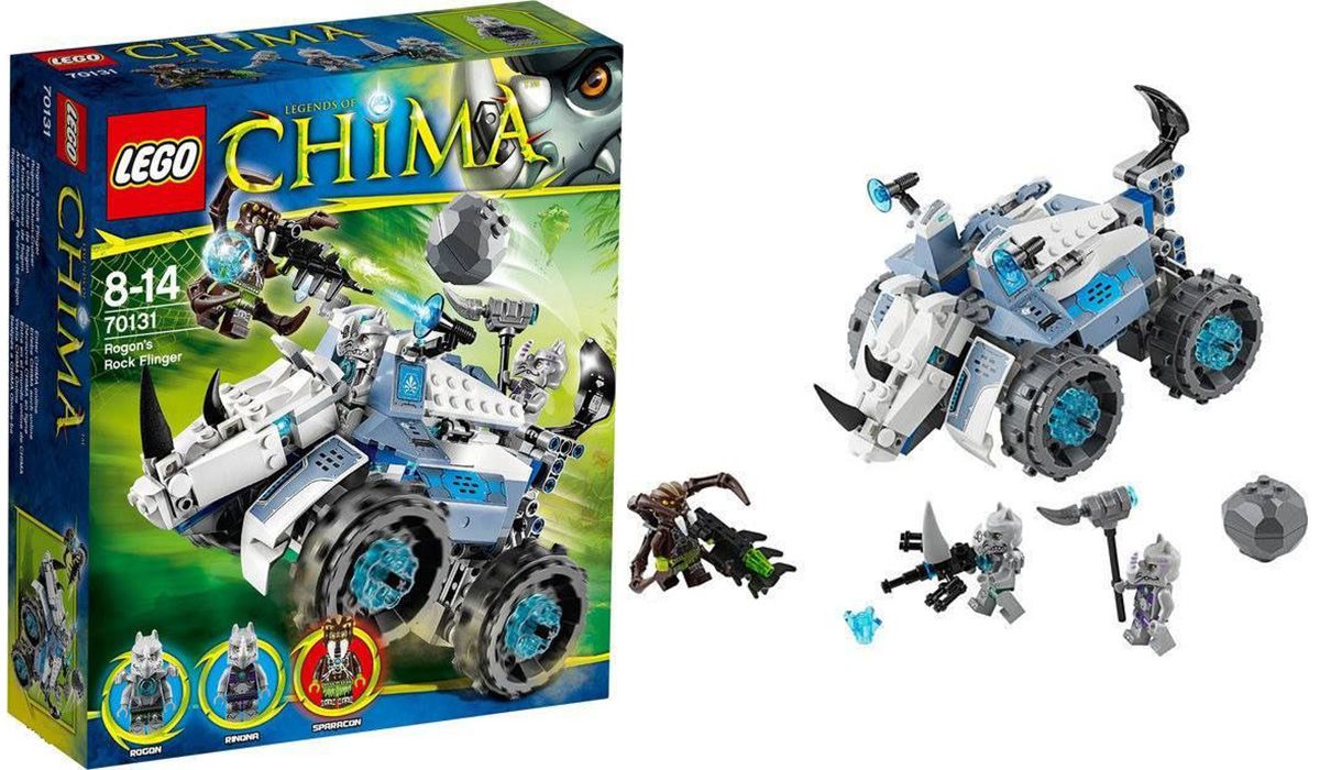 Các chi tiết xuất hiện trong bộ xếp hình Lego Chima 70131 - Máy Bắn Đá của Rogon