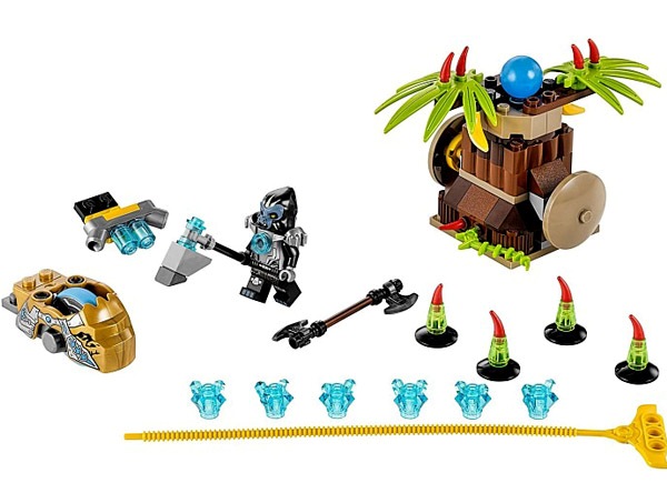 Toàn bộ mô hình trong bộ Lego Chima 70136 - Cú Đánh Chuối