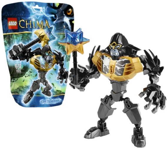 Các chi tiết có trong bộ xếp hình Lego Chima 70202 - CHI Gorzan