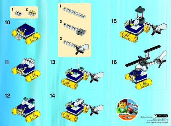 Chất liệu nhựa an toàn của Lego City 30311 - Swamp Police