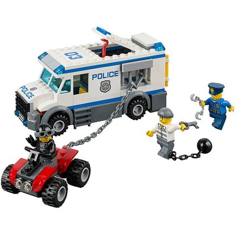 Lego City 60043 - Vận Chuyển Tù Nhân cho bé thỏa sức sáng tạo với các nhân vật