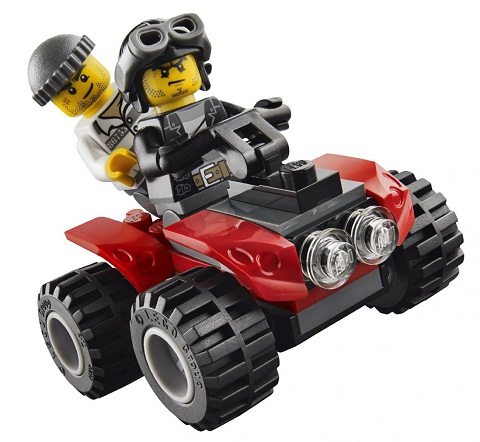 Bộ đồ chơi Lego City 60043 - Vận Chuyển Tù Nhân được làm từ nhựa an toàn bố mẹ sẽ rất an tâm