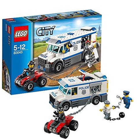 Các chi tiết có trong Lego City 60043 - Vận Chuyển Tù Nhân