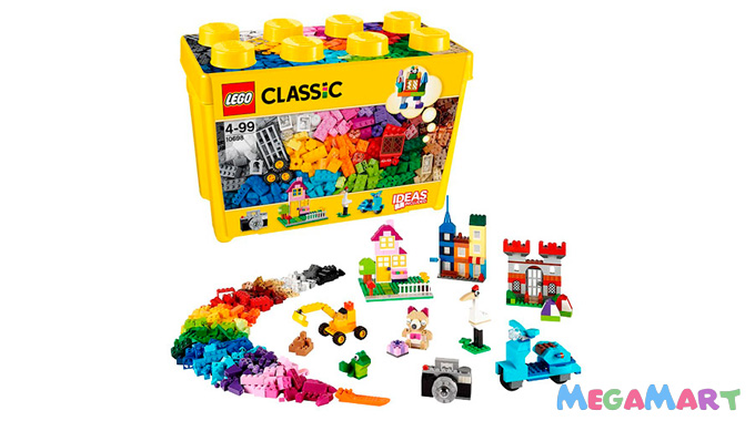 Bộ Lego Classic 10698 với đến 1000 miếng ghép thỏa sức lắp ghép sáng tạo