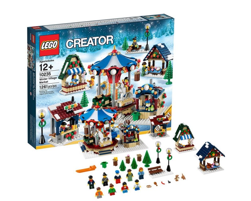 Lego Creator 10235 - Chợ Làng Mùa Đông kích thích khả năng sáng tạo cho bé