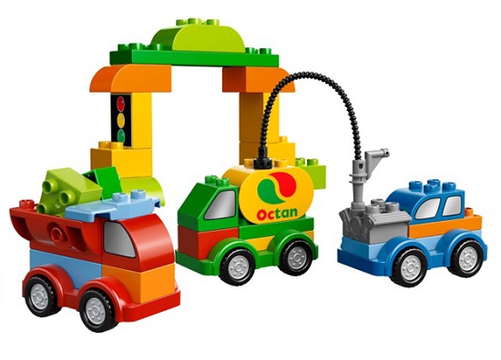 Lego Duplo 10552 - Xe hơi sáng tạo với nhiều chi tiết khích thước lớn