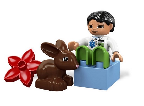 Các chi tiết có trong bộ Lego Duplo 5685 - Vet