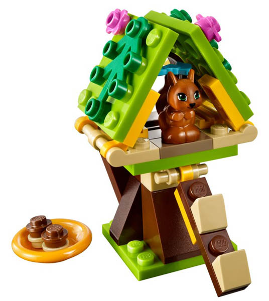 Nhiệm vụ thú vị đang chờ đón bé trong bộ xếp hình Lego Friends 41017 - Nhà Cây Cho Sóc
