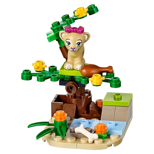 Các chi tiết có trong mô hình Lego Friends 41048 - Đồng Cỏ Xavan Của Sư Tử