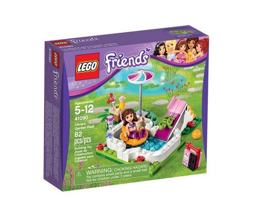 Hình ảnh thực tế sản phẩm Lego Friends 41090 - Bể Bơi Trong Vườn của Olivia