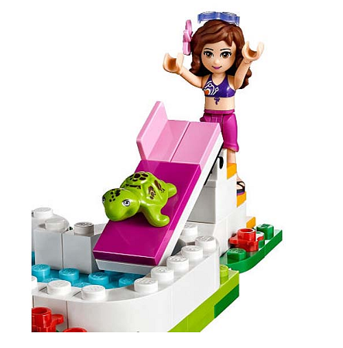 Bộ xếp hình Lego Friends 41090 - Bể Bơi Trong Vườn của Olivia với nhiều chi tiết dễ lắp ghép