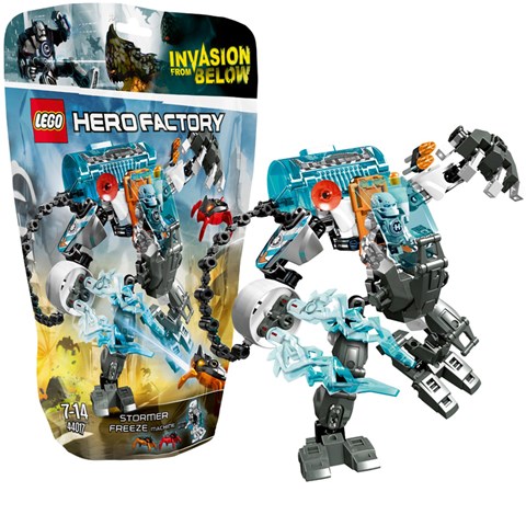 Các chi tiết có trong bộ Lego Hero Factory 44017 - Cỗ Máy Băng Giá Của Stormer