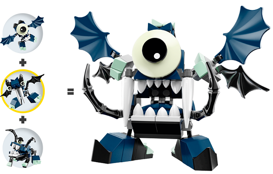 Hình ảnh bộ xếp hình Lego Mixels 41534 - Vampos