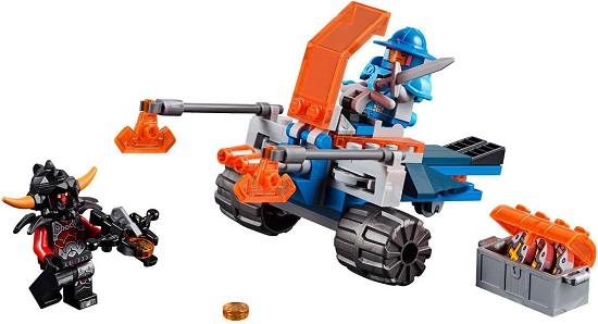 Các chi tiết có trong bộ Lego Nexo Knights 70310 - Cỗ Xe Kỵ Sỹ Chiến Đấu