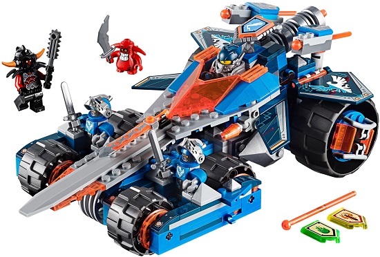 Các mảnh ghép có trong bộ Lego Nexo Knights 70315 - Phi Cơ Kiếm Của Clay