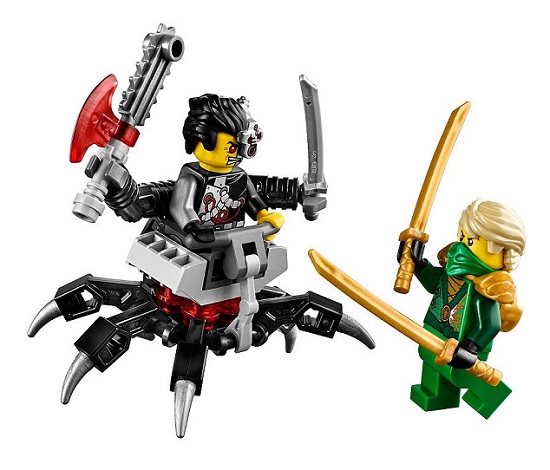 2 nhân vật có trong bộ xếp hình Lego Ninjago 70722 - Người Máy Tấn Công