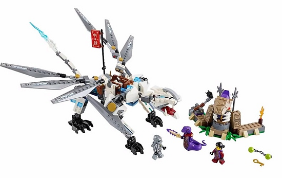 Mô hình công phu trong bộ đồ chơi Lego Ninjago 70748 - Rồng Titan