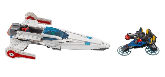 Ảnh phi thuyền chiến đấu trong bộ Lego Super Heroes 76028 - Cuộc Xâm Lược Của Darkside