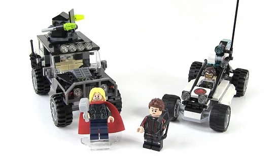 Các chi tiết có trong bộ Lego Super Heroes 76030 - Avengers Hydra Showdown