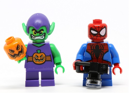 Các mảnh ghép có trong bộ Lego Super Heroes 76064 - Người Nhện Đại Chiến Green Goblin