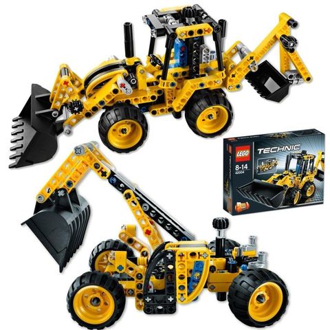 Lego Technic 42004 - Xe Xúc Ủi Mini với khả năng biến đổi hình dáng đa dạng