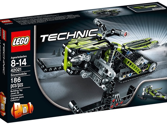 Vỏ hộp sản phẩm Lego Technic 42021 - Xe Trượt Tuyết 