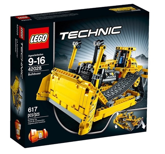 Vỏ hộp sản phẩm Lego Technic 42028 - Trench Digger