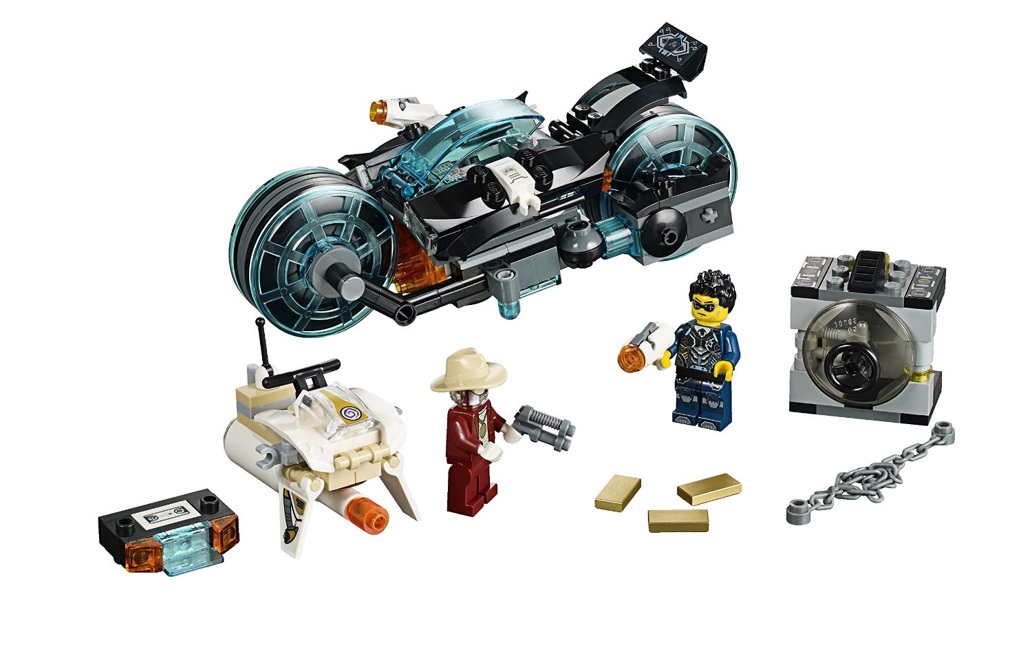 Toàn bộ các chi tiết xuất hiện trong mô hình Lego Ultra Agents 70167- Cướp Vàng Tẩu Thoát