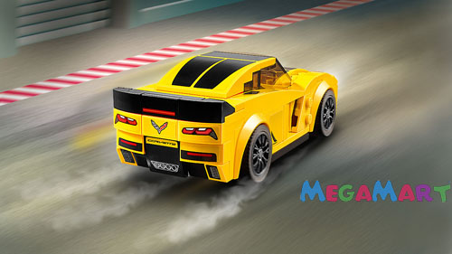 Lego Speed Champions 75870 - Xe Đua Chevrolet Corvette Z06 - mẫu xe hiện đại nhất