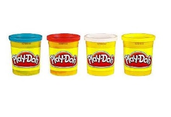 4 hộp bột nặn trong sản phẩm Play-Doh 22114