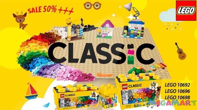 Những bộ Lego Classic được yêu thích nhất hiện nay với số miếng ghép đa dạng