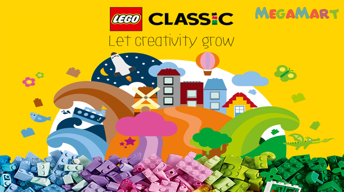 Lego Classic nổi tiếng với sự phát triển sức sáng tạo không giới hạn