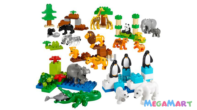 Thế giới miếng ghép nhiều màu sắc, đa dạng chủ đề với kích cỡ lớn của Lego Duplo