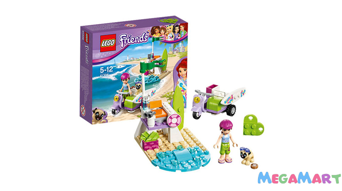 Thú vị và hấp dẫn với Lego Friends 41306 - Xe máy bãi biển của Mia 