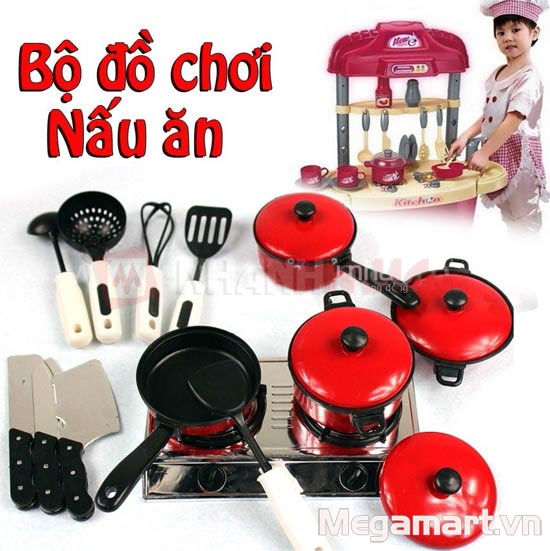 Top những bộ đồ chơi nấu ăn mà bé gái nào cũng mơ ước - Giá bán của đồ chơi nấu ăn Kitchen khá cao khoảng 300.000 đến 1.000.000 đồng