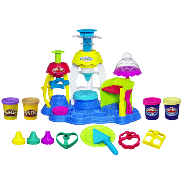 hình ảnh minh họa bộ sản phẩm Play-Doh A0318 - Tiệm bánh vui vẻ