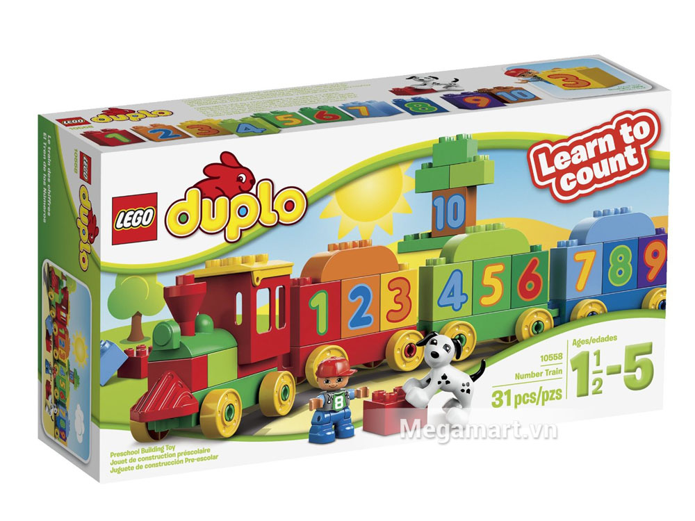 Lego Duplo 10558 - Đoàn tàu các con số