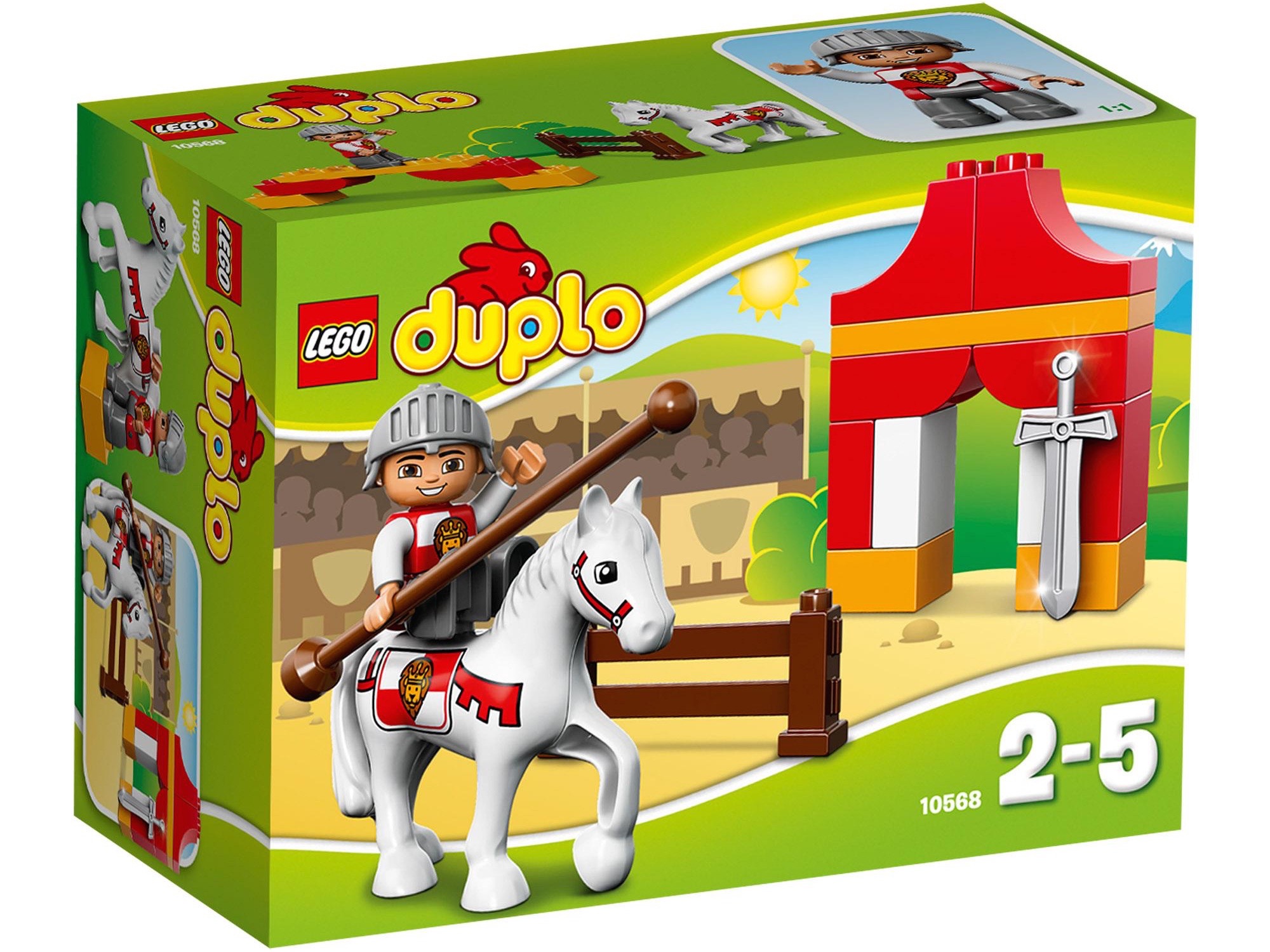 Vỏ hốp ản phẩm Lego Duplo 10568 - Kỵ Sĩ