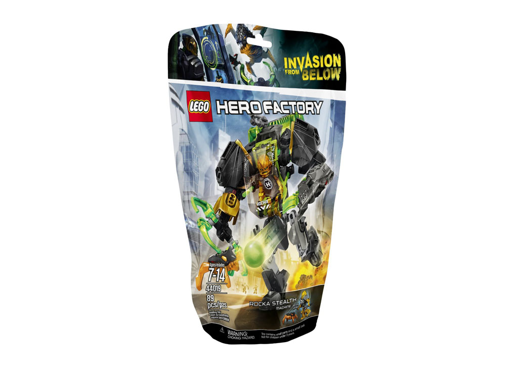 Vỏ sản phẩm Lego Hero Factory 44019 - Cỗ Máy Trinh Sát Của Rocka