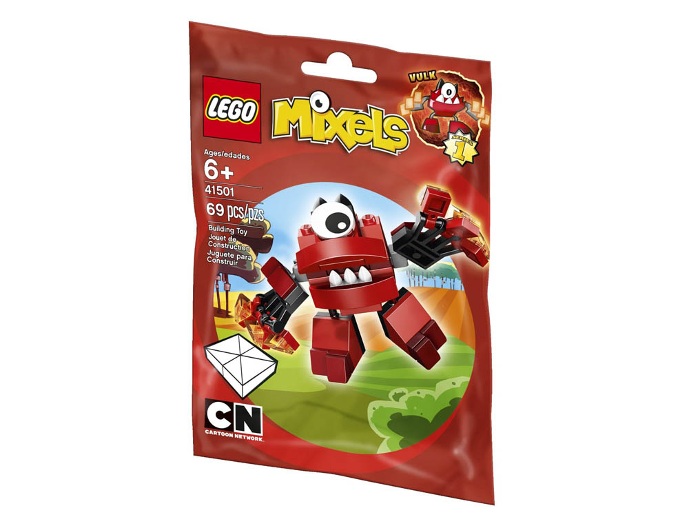 Vỏ sản phẩm Lego Mixels 41501 - Sinh Vật Vulk