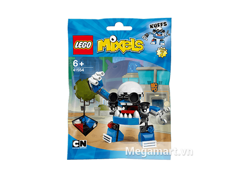 Hình ảnh bộ ghép hình Lego Mixels 41554 - Cảnh Sát Kuffs dành cho các bé từ 6 tuổi trở lên 